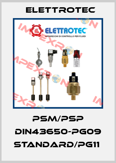 PSM/PSP DIN43650-PG09 STANDARD/PG11  Elettrotec