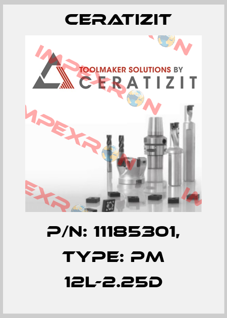 P/N: 11185301, Type: PM 12L-2.25D Ceratizit