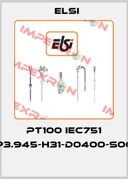PT100 IEC751 P3.945-H31-D0400-S00  Elsi