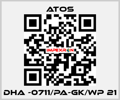 DHA -0711/PA-GK/WP 21 Atos