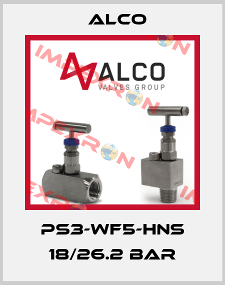 PS3-WF5-HNS 18/26.2 bar Alco