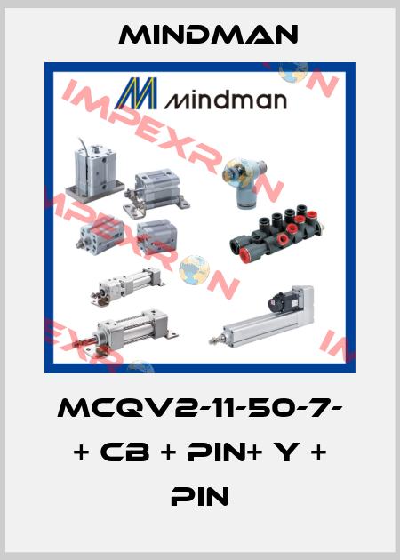 MCQV2-11-50-7- + CB + PIN+ Y + PIN Mindman