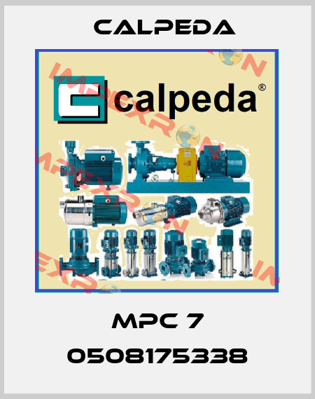 MPC 7 0508175338 Calpeda