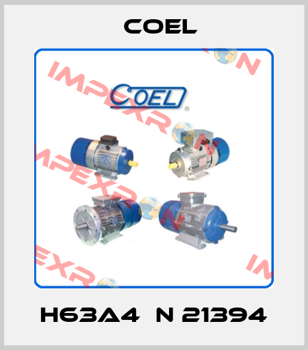 H63A4　N 21394 Coel