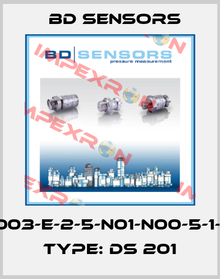 782-4003-E-2-5-N01-N00-5-1-2-000, Type: DS 201 Bd Sensors
