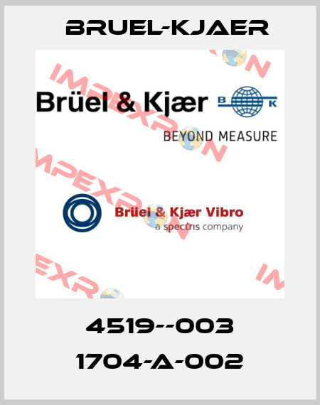 4519--003 1704-A-002 Bruel-Kjaer