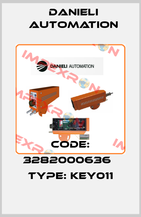 Code: 3282000636   Type: KEY011 DANIELI AUTOMATION