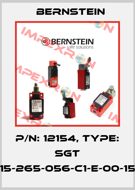 P/N: 12154, Type: SGT 15-265-056-C1-E-00-15 Bernstein