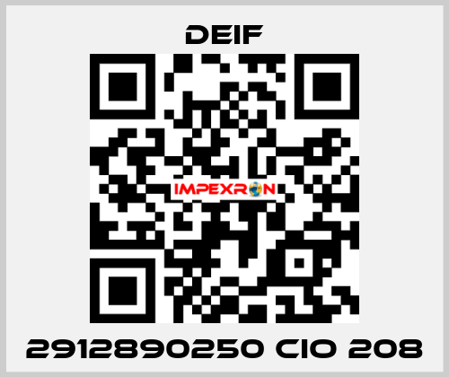 2912890250 CIO 208 Deif