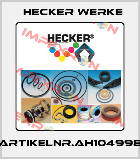 Artikelnr.AH104998 Hecker Werke