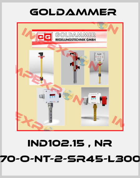 IND102.15 , NR 70-O-NT-2-SR45-L300 Goldammer