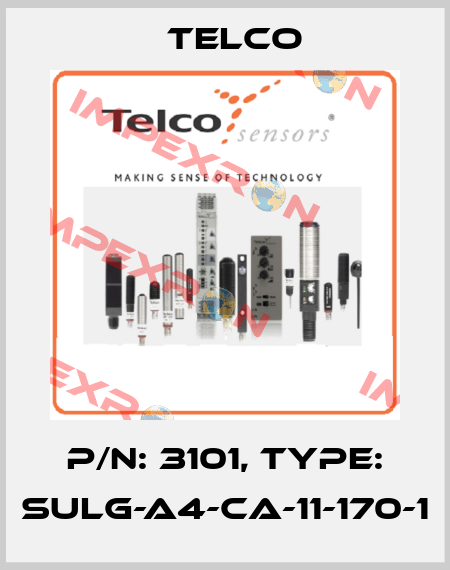 P/N: 3101, Type: SULG-A4-CA-11-170-1 Telco