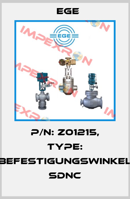 p/n: Z01215, Type: Befestigungswinkel SDNC Ege