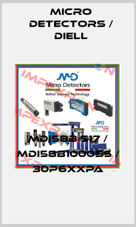 MDI58B 517 / MDI58B1000S5 / 30P6XXPA
 Micro Detectors / Diell