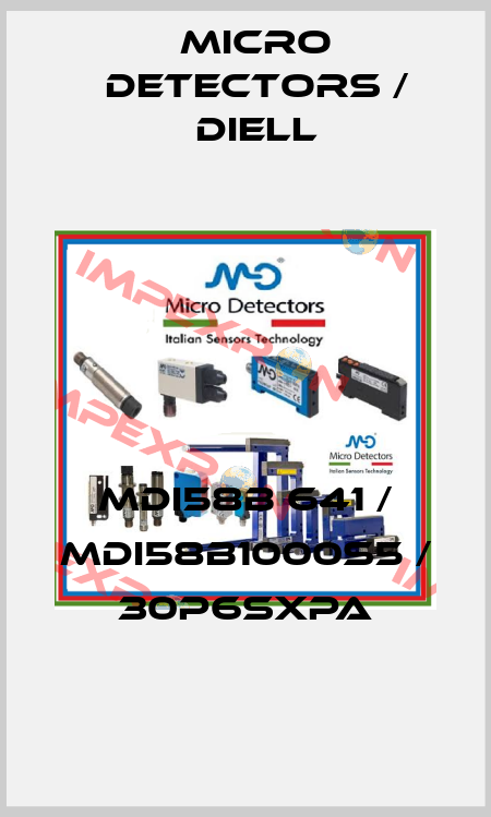 MDI58B 641 / MDI58B1000S5 / 30P6SXPA
 Micro Detectors / Diell