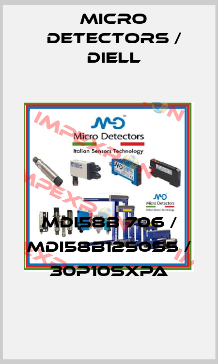 MDI58B 706 / MDI58B1250S5 / 30P10SXPA
 Micro Detectors / Diell