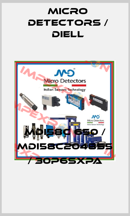 MDI58C 650 / MDI58C2048S5 / 30P6SXPA
 Micro Detectors / Diell