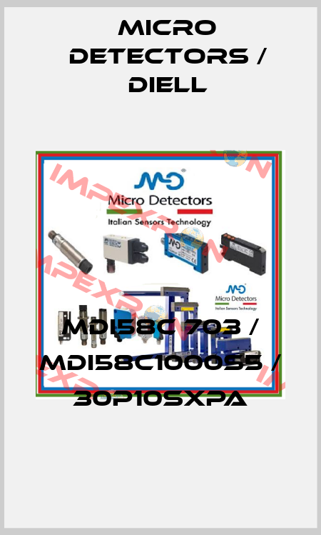 MDI58C 703 / MDI58C1000S5 / 30P10SXPA
 Micro Detectors / Diell