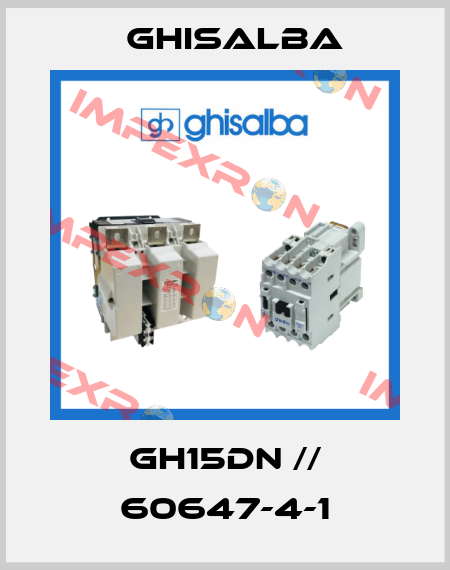 GH15DN // 60647-4-1 Ghisalba