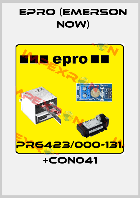PR6423/000-131. +CON041 Epro (Emerson now)