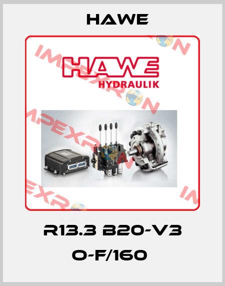 R13.3 B20-V3 O-F/160  Hawe