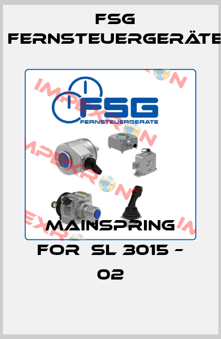 mainspring for  SL 3015 – 02 FSG Fernsteuergeräte