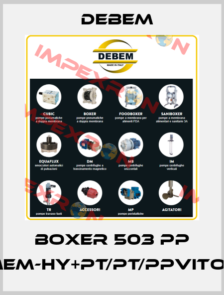 BOXER 503 PP MEM-HY+PT/PT/PPVITON Debem
