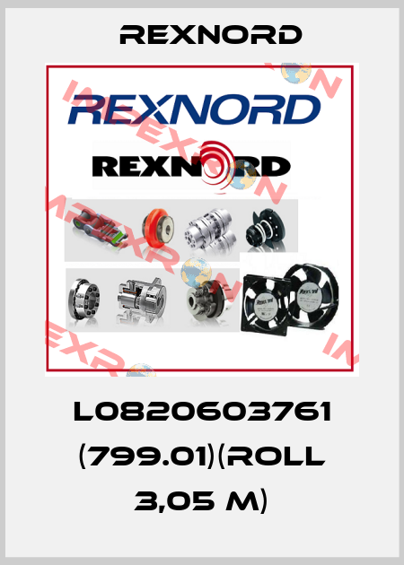 L0820603761 (799.01)(roll 3,05 m) Rexnord