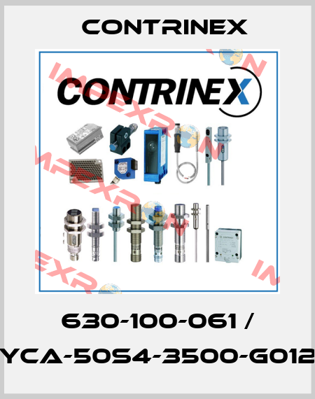 630-100-061 / YCA-50S4-3500-G012 Contrinex