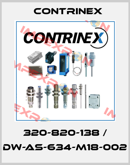 320-820-138 / DW-AS-634-M18-002 Contrinex