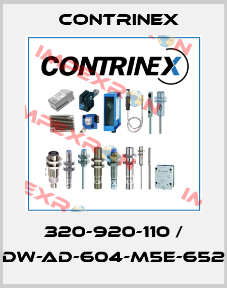 320-920-110 / DW-AD-604-M5E-652 Contrinex