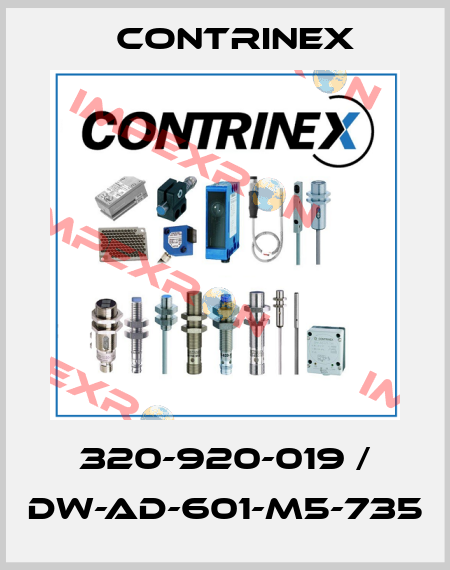 320-920-019 / DW-AD-601-M5-735 Contrinex