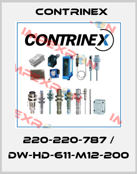 220-220-787 / DW-HD-611-M12-200 Contrinex