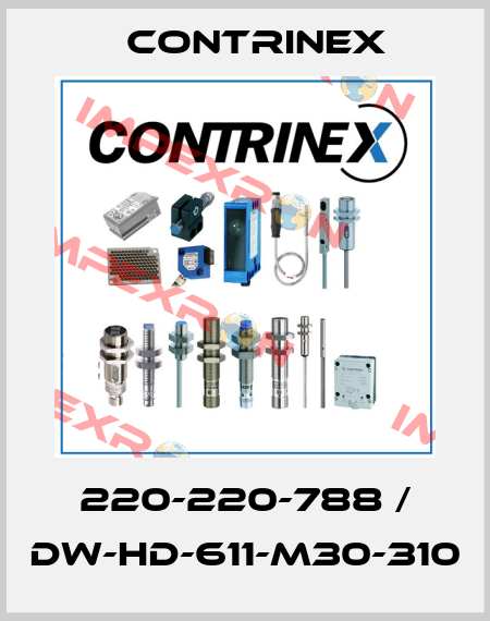220-220-788 / DW-HD-611-M30-310 Contrinex