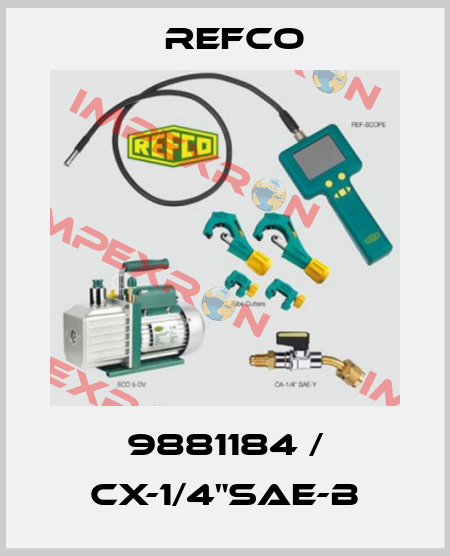 9881184 / CX-1/4"SAE-B Refco