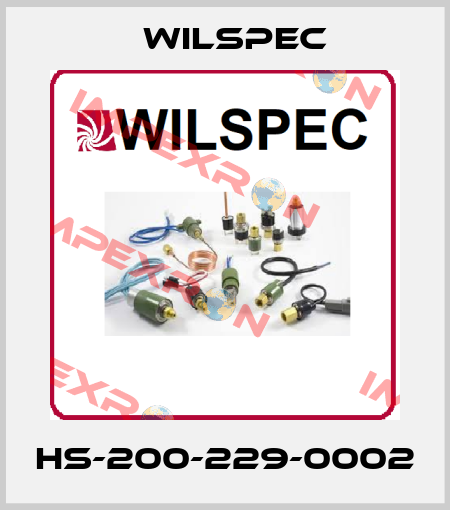 HS-200-229-0002 Wilspec