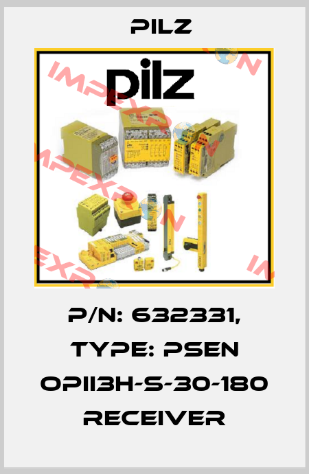 p/n: 632331, Type: PSEN opII3H-s-30-180 receiver Pilz