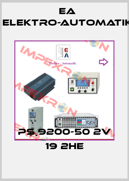 PS 9200-50 2V 19 2HE EA Elektro-Automatik