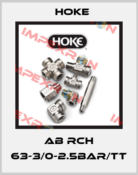 AB RCH 63-3/0-2.5BAR/TT Hoke