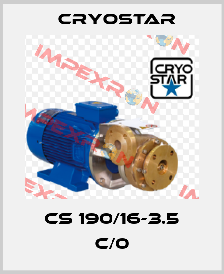 CS 190/16-3.5 C/0 CryoStar