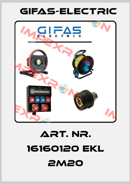 Art. Nr. 16160120 EKL 2M20 Gifas-Electric