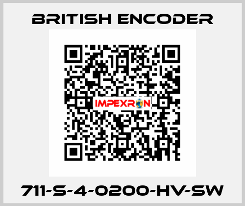 711-S-4-0200-HV-SW British Encoder