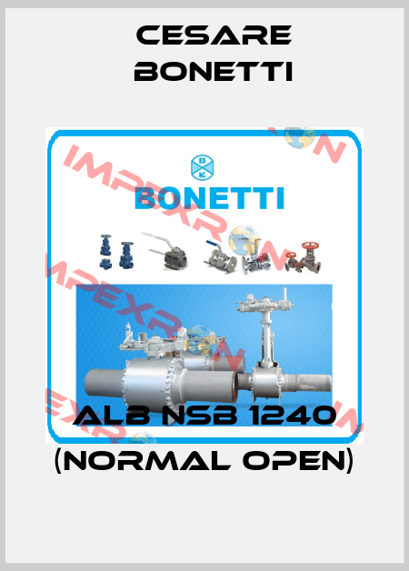 ALB NSB 1240 (normal open) Cesare Bonetti