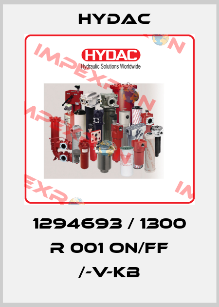 1294693 / 1300 R 001 ON/FF /-V-KB Hydac