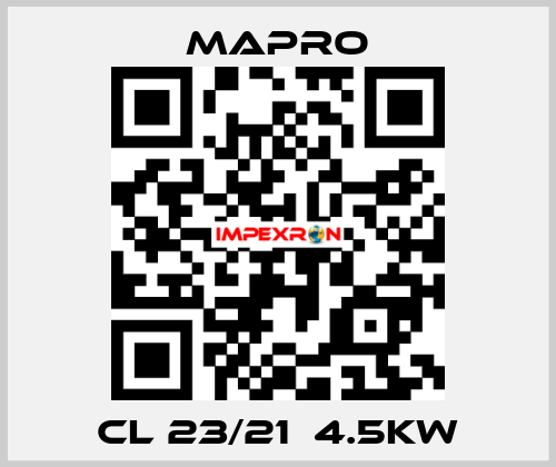 CL 23/21  4.5KW Mapro