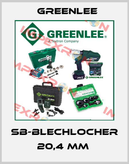 SB-BLECHLOCHER 20,4 MM  Greenlee