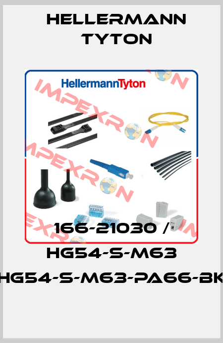166-21030 / HG54-S-M63 (HG54-S-M63-PA66-BK) Hellermann Tyton
