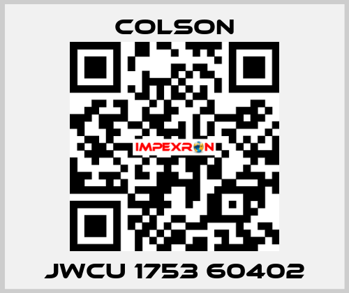 JWCU 1753 60402 Colson