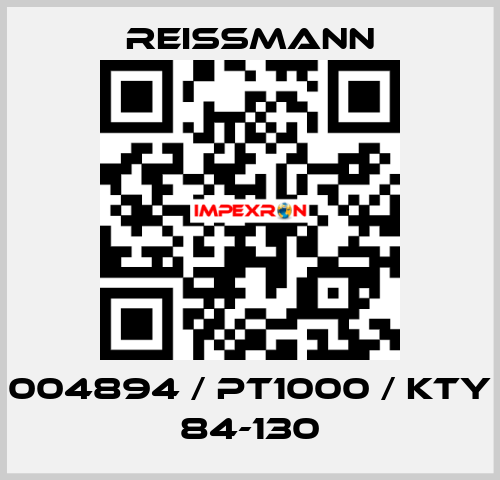 004894 / Pt1000 / KTY 84-130 Reissmann