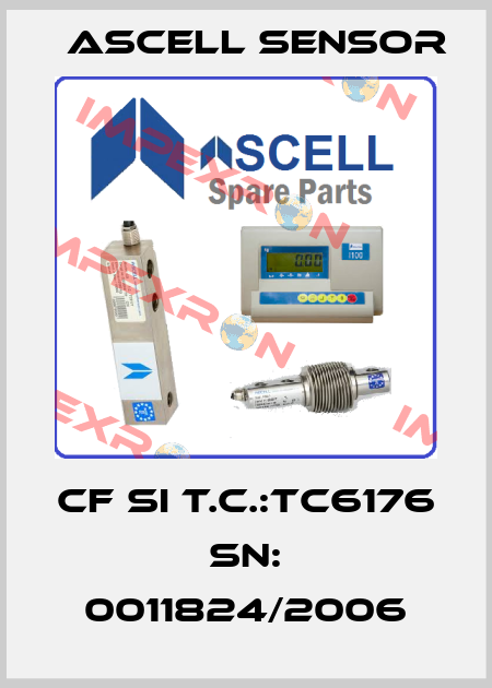 CF SI T.C.:TC6176 SN: 0011824/2006 Ascell Sensor